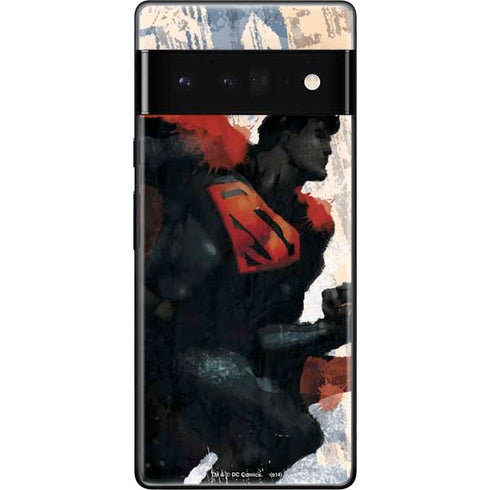 DC Comics Superman Color Sketch Google Pixel 6 Pro Skin